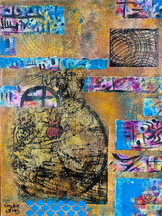 Cymatic Clocktime, 2025 By Goldie Lyons