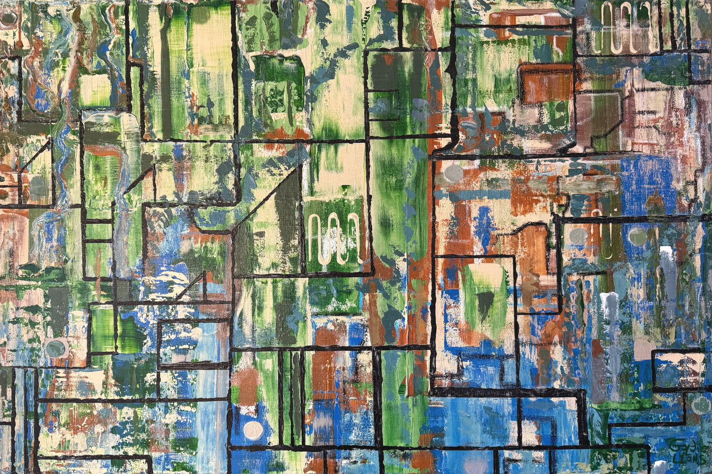 Growth Of The Green Sphinx, 2025 By Goldie Lyons
