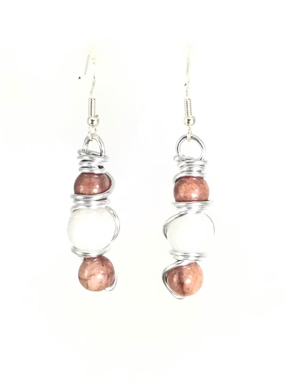 Sunstone & Moonstone Earrings - Sunshine & Goldie